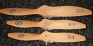 27 x 10 Aspex Wooden Propeller